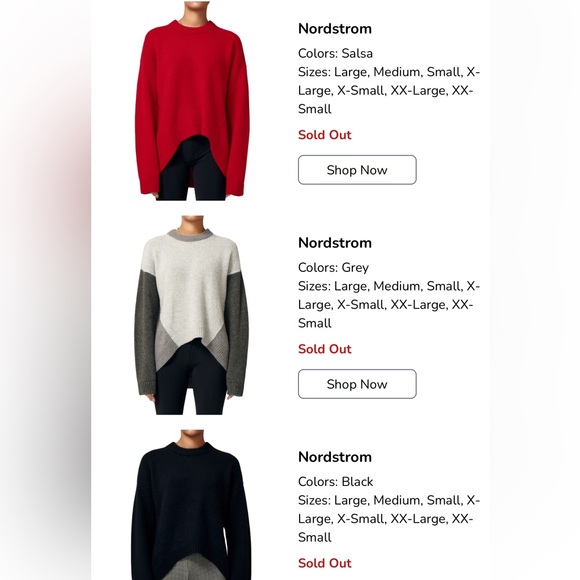 LITA by Ciara Janelle Recycled Cashmere Sweater in Salsa - Picture 3 of 12